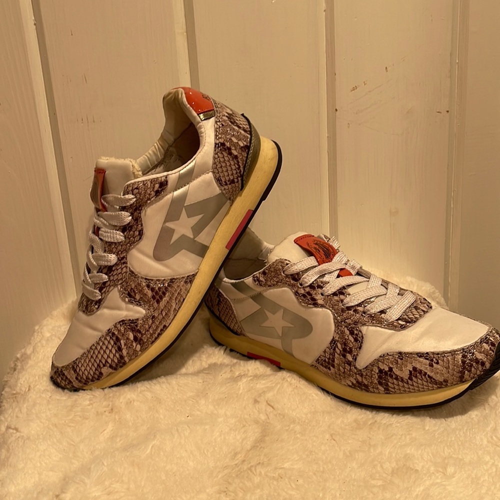 Real Snakeskin Replay Sneakers Size 39